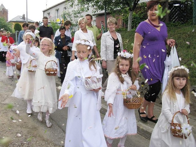 Procesja Bożego Ciała w Miastku