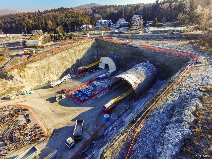 Budowa tunelu na zakopiance