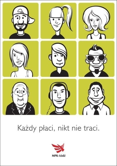 MPK Łódź zachęca plakatami do kasowania biletów [ZDJĘCIA]