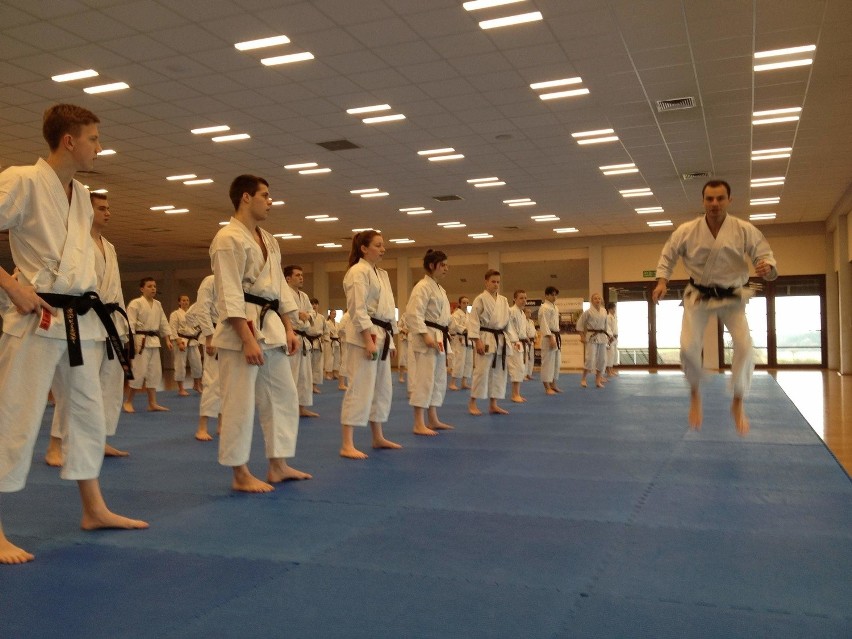 Rafał Wajda trenował najlepszych młodych karateków