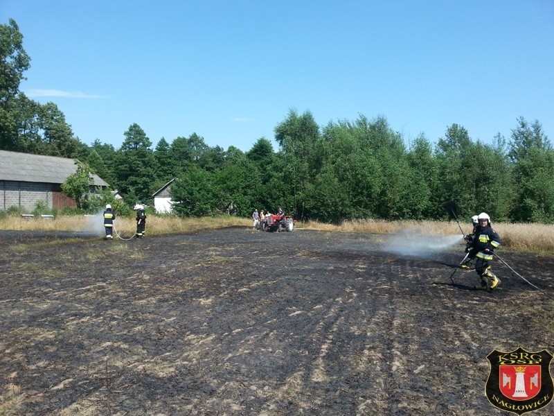 Podczas niedzielnej akcji strażaków w Rakoszynie w gminie...