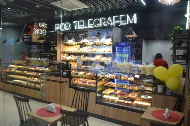 Tak prezentuje się nowy sklep Piekarni pod Telegrafem otwarty w Galerii Omni w Radomiu.