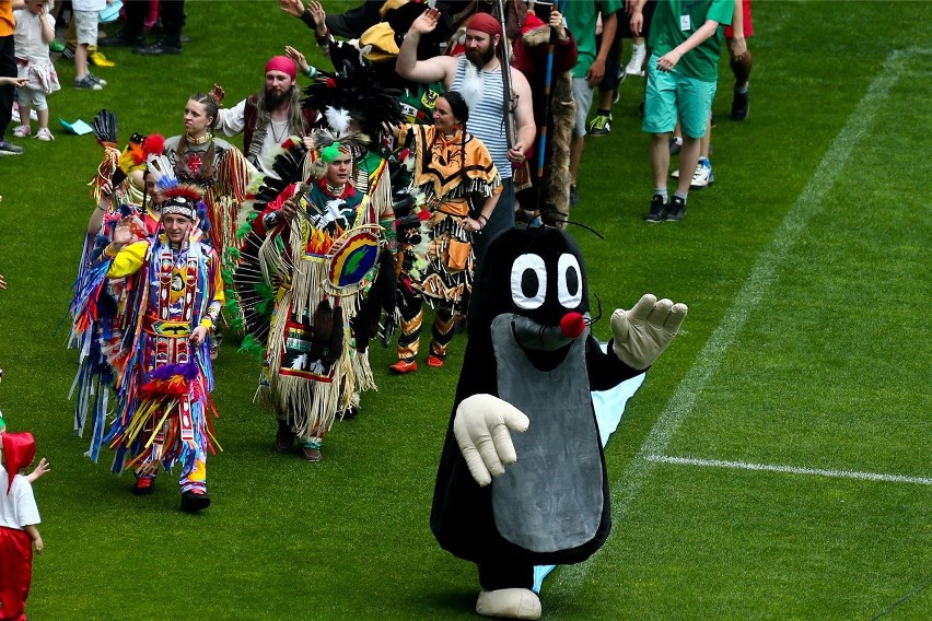 Tak wyglądał Wrocławski Dzień Przedszkolaka na stadionie....