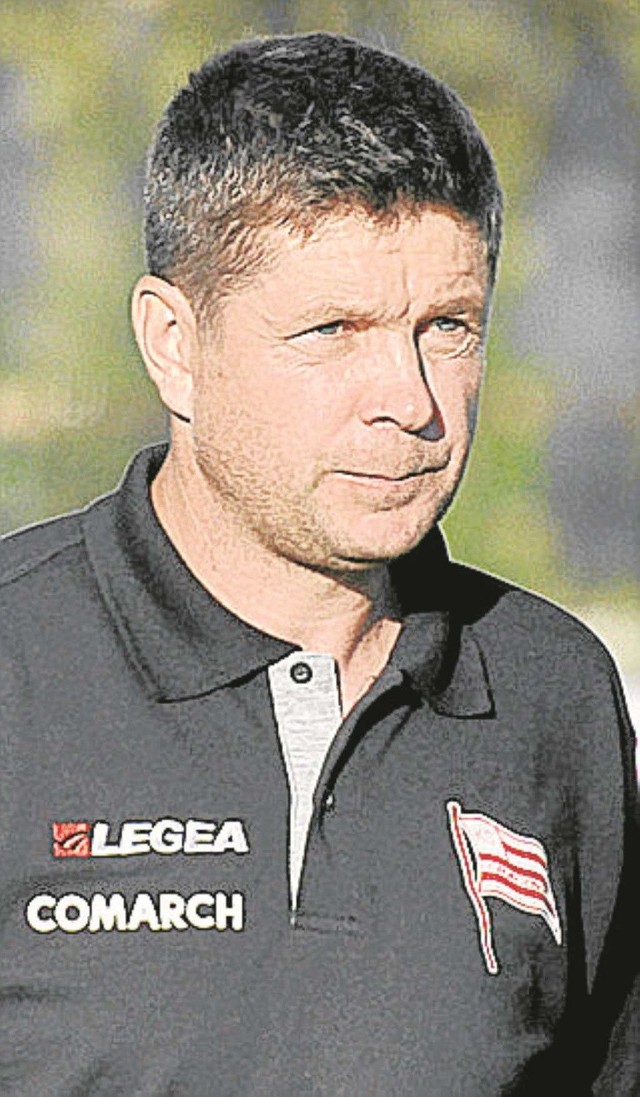 Trener Cracovii II Marcin Gędłek