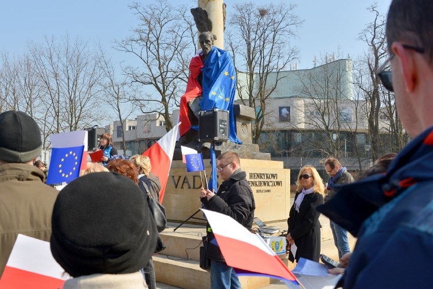 "Oda do Radości" zabrzmiała w Kielcach. Przypomnieli o 61. rocznicy podpisania Traktatów Rzymskich