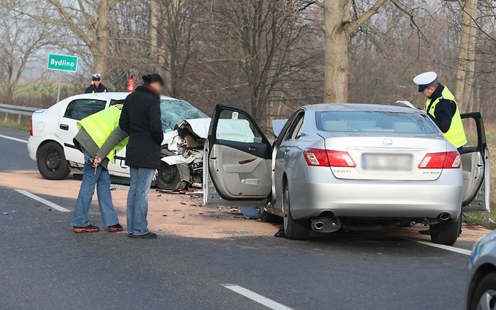 Wypadek na trasie Slupsk - Ustka