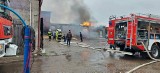 Duży pożar tartaku w miejscowości Drużyny pod Brodnicą. W akcji 13 zastępów straży pożarnej!