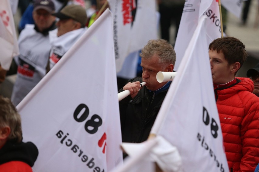 Protest w Rudzie Śląskiej