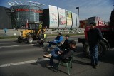 Protest rolników w Toruniu i okolicach. Blokada przy "Plazie" i Łysomicach. Tak to obecnie wygląda! Mamy zdjęcia! 