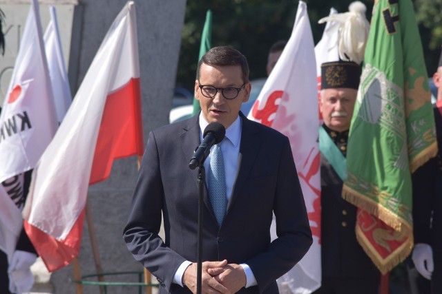 Premier Mateusz Morawiecki w uroczystościach obchodów podpisania Porozumienia Jastrzębskiego brał udział m.in. przed rokiem.