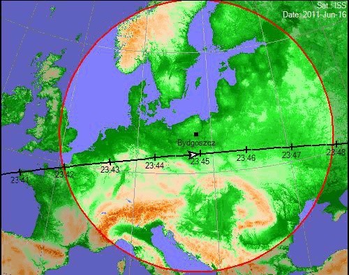 Trasa i godziny przelotu