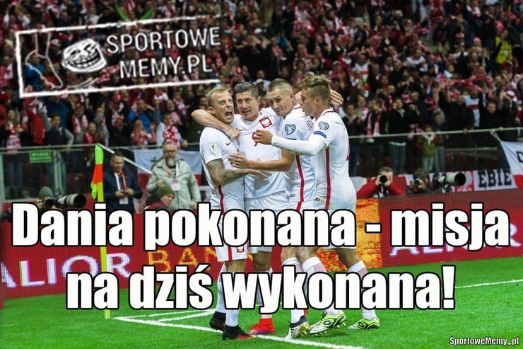Mecz Polska Dania: najlepsze memy