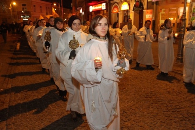 Tak wyglądała Noc Świętych w ubiegłym roku w Kielcach.