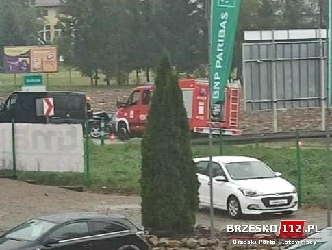 Na drodze krajowej nr 75 w Jurkowie doszło do wypadku z...