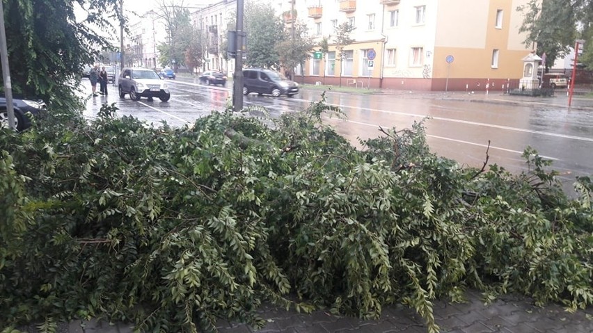 Potężna burza nad regionem radomskim.