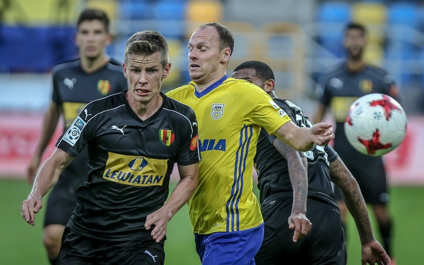 07.08.2017 gdynia,  stadion miejski lotto ekstraklasa, mecz:...