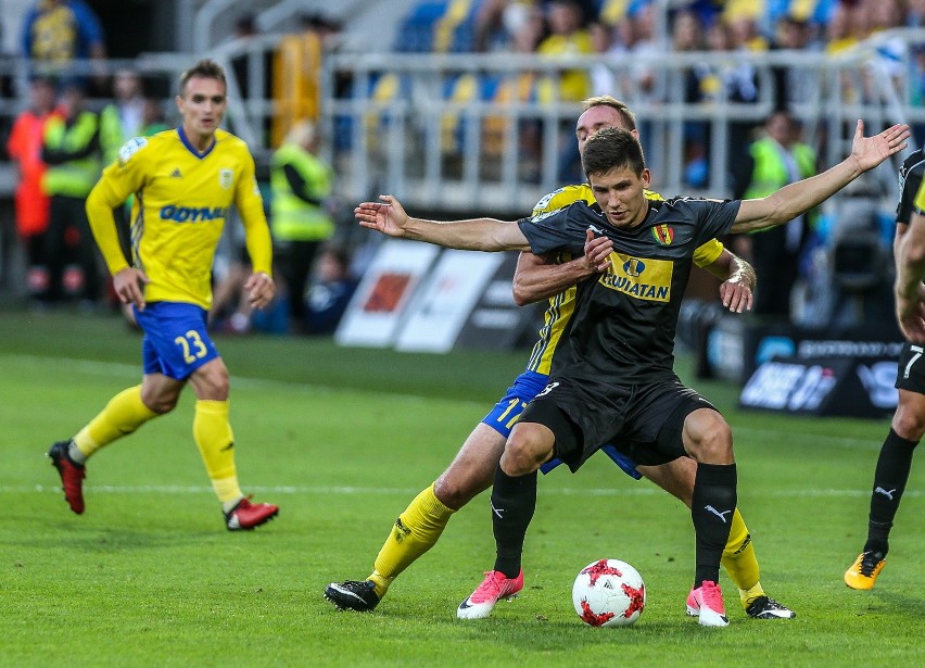 07.08.2017 gdynia,  stadion miejski lotto ekstraklasa, mecz:...