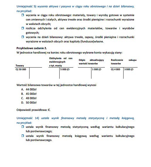 Nowy egzamin zawodowy 2014: TECHNIK EKONOMISTA [ARKUSZE...