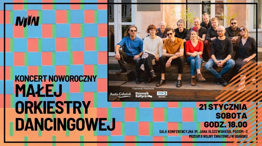 Koncert Noworoczny Małej Orkiestry Dancingowej w Gdańsku. W...