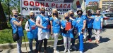 Podlaskie pielęgniarki dołączyły do protestu w Warszawie. Walczą o wyższe zarobki i lepsze warunki pracy (ZDJĘCIA)