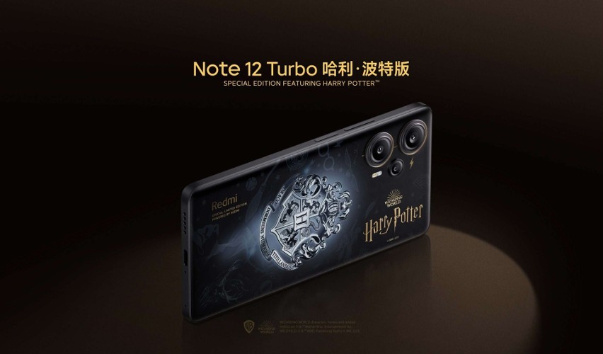 Na obudowie Redmi Note 12 Turbo Harry Potter Edition wudać...