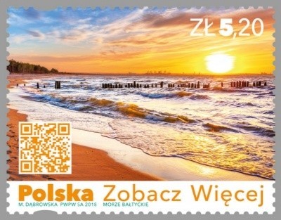 Poczta Polska przedstawia atrakcje turystyczne na multimedialnych znaczkach