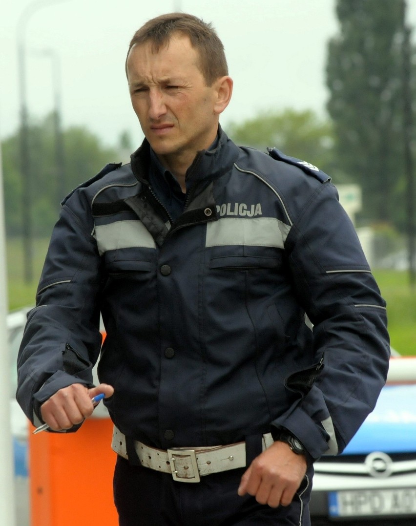 Sierż. szt. Tomasz Mysiak najlepszym policjantem lubelskiej drogówki (FOTO)