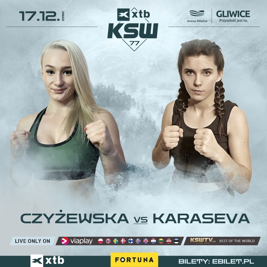 Wiktoria Czyżewska z Brawlera Końskie wygrała przez nokaut z Oleksandrą Karasevą na gali KSW 77. Potrzebowała na to tylko 70 sekund 
