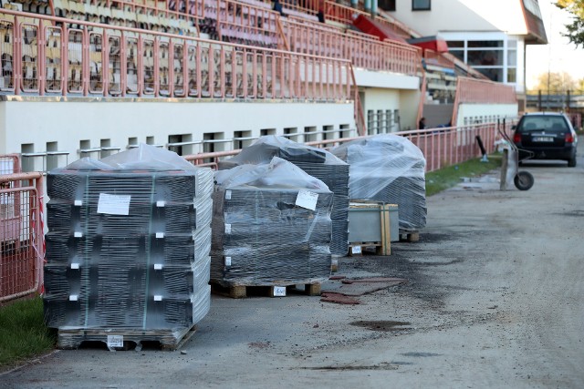 Remont Stadionu im. Wiesława Maniaka w Szczecinie.