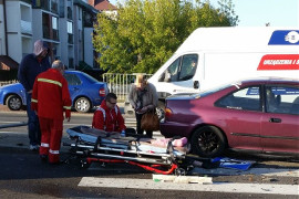 Antoniuk Fabryczny. Wypadek na skrzyżowaniu