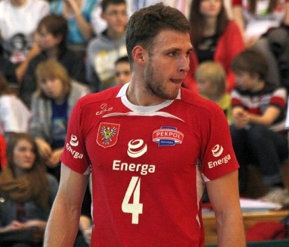 Atakujący Jan Król zasłużył zdecydowanie na miano MVP spotkań z Banimexem Będzin.