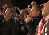 [WIDEO] Premier Tusk skacze z radości po sukcesie Kamila Stocha 