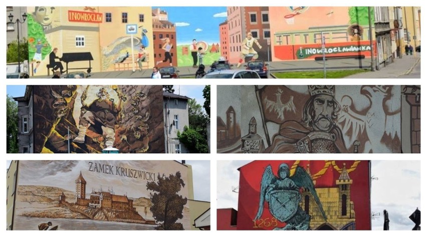 Murale w Inowrocławiu, Kruszwicy i Gniewkowie