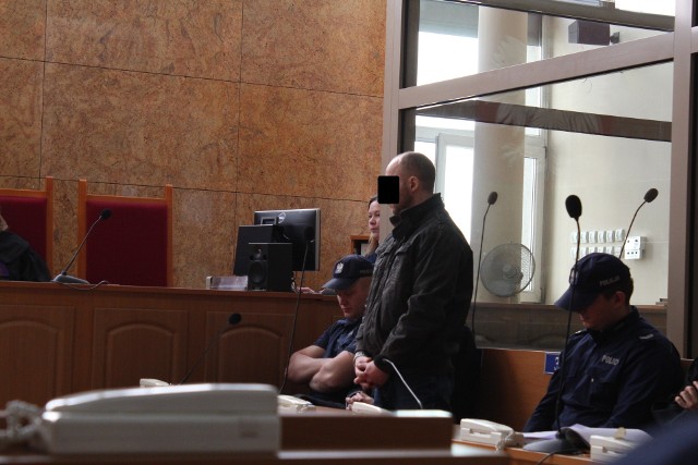 Oskarżony Marcin K. przed krakowskim sądem