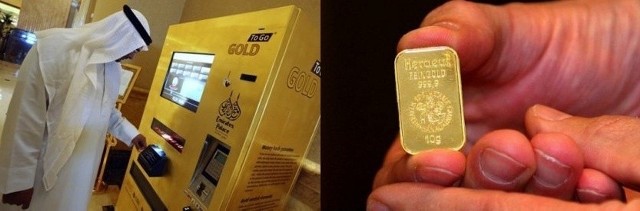 Bankomat wydający złoto "Gold to Go"