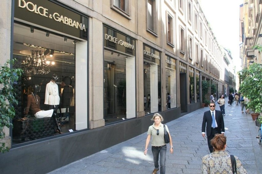 flagowy sklep Dolce&Gabbany