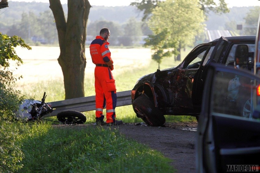 30-letni motocyklista zginął w wypadku na DK 46 pod Opolem.