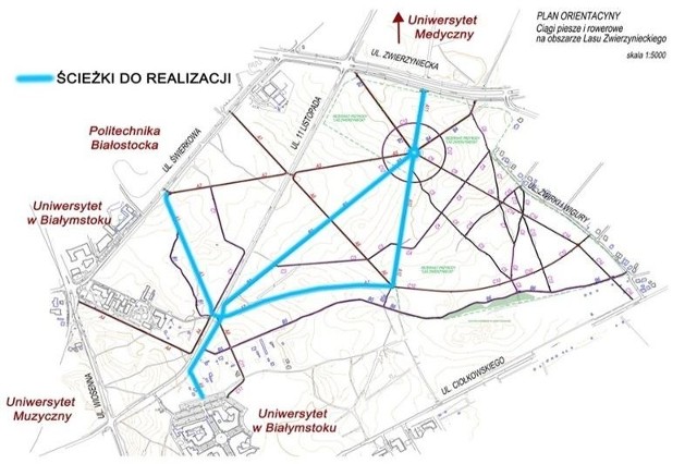 Urzędnicy magistraccy przygotowali korektę planów ścieżek rowerowych w Zwierzyńcu