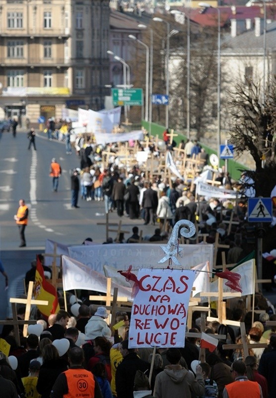 Marsz życia zorganizowała archidiecezja przemyska i...