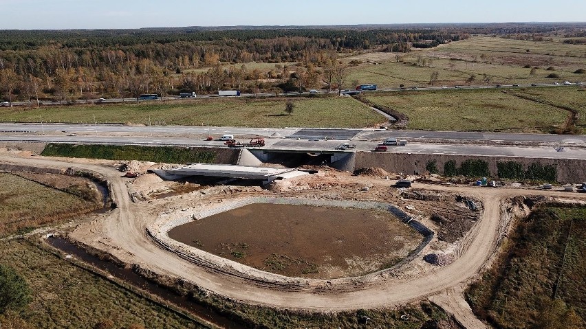 Nowa S7 koło Skarżyska-Kamiennej prawie gotowa. Zobacz, jak się prezentuje z lotu ptaka  
