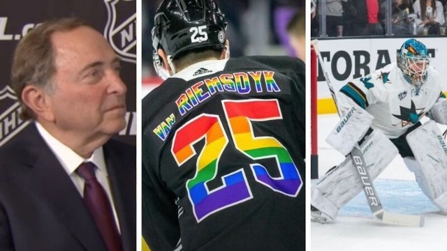 Komisarz NHL Gary Bettman powiedział, że liga nie będzie zmuszać hokeistów do noszenia koszulek popierających LGBT