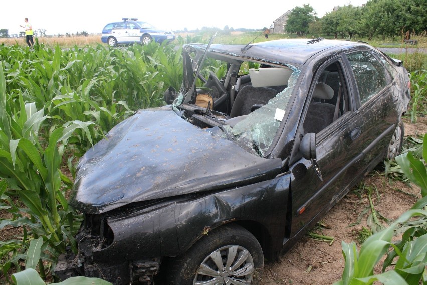 Powiat brodnicki: Zderzyły się dwa auta osobowe