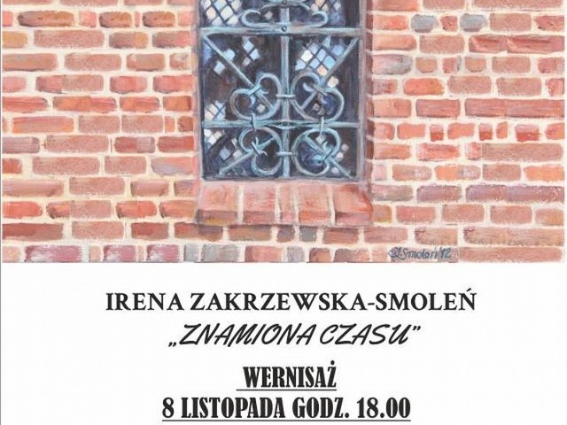 W czwartek w galerii "30&#8221; ośrodka kultury otwarta zostanie wystawa obrazów Ireny Zakrzewskiej-Smoleń.
