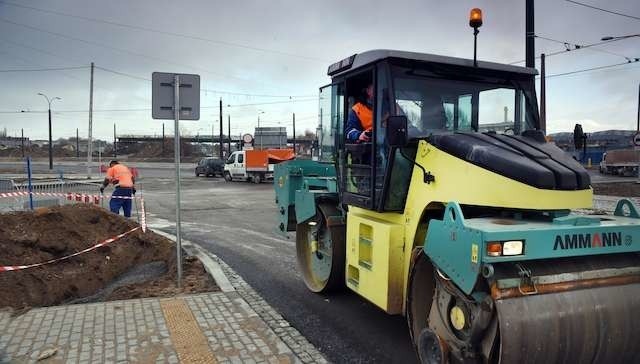 Zbliża się finał budowy na WyścigowejWyścigowa pętla Tramwajowa