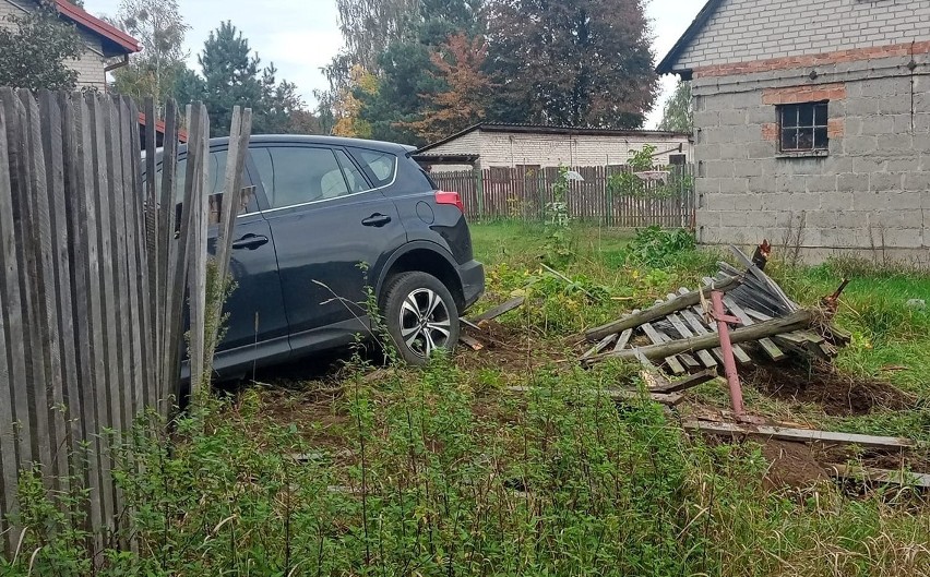 Na miejscu zdarzenia w Maciejowicach. Jeden z samochodów...