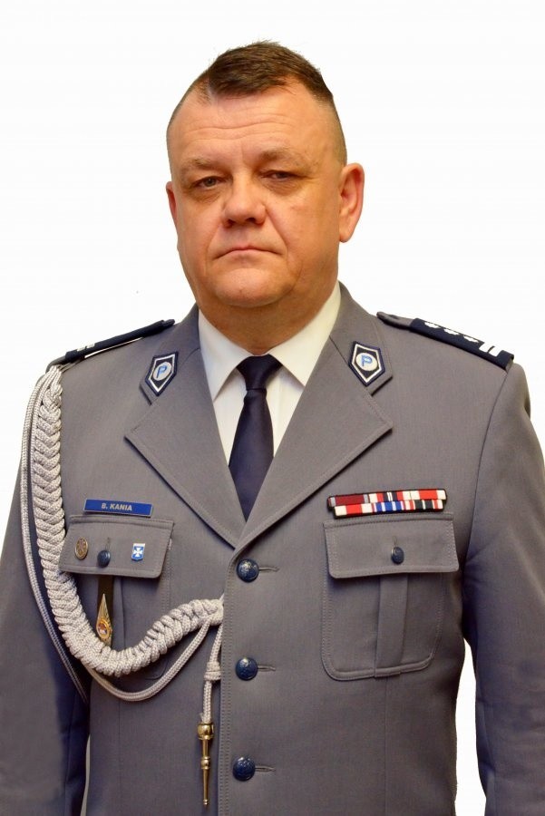 Inspektor Bogusław Kania Komendant Miejski Policji w...