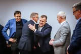 Cezary Kulesza w Łodzi. Prezes PZPN mówi: Miejsce ŁKS i Widzewa jest w ekstraklasie