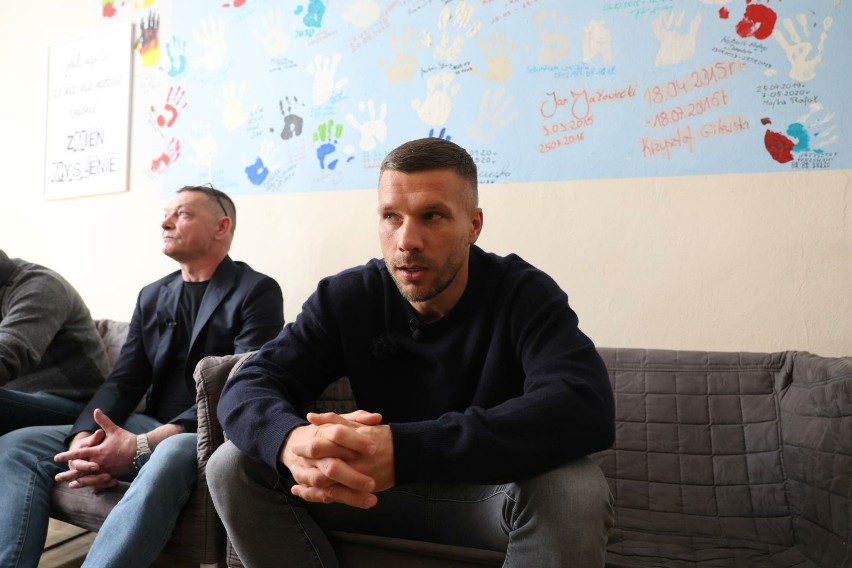 Lukas Podolski jest w ostatnich tygodniach głosem Górnika...
