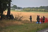 Wypadek w Śremie: Na obwodnicy zginął kierowca bmw [ZDJĘCIA]