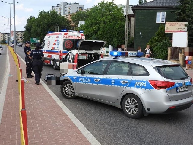 Śmiertelny wypadek na przejściu na Hetmańskiej w Białymstoku